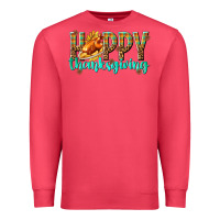 Cardinal Happy Thanksgiving with Turkey Premium Sweatshirt - texasbilliewilder
