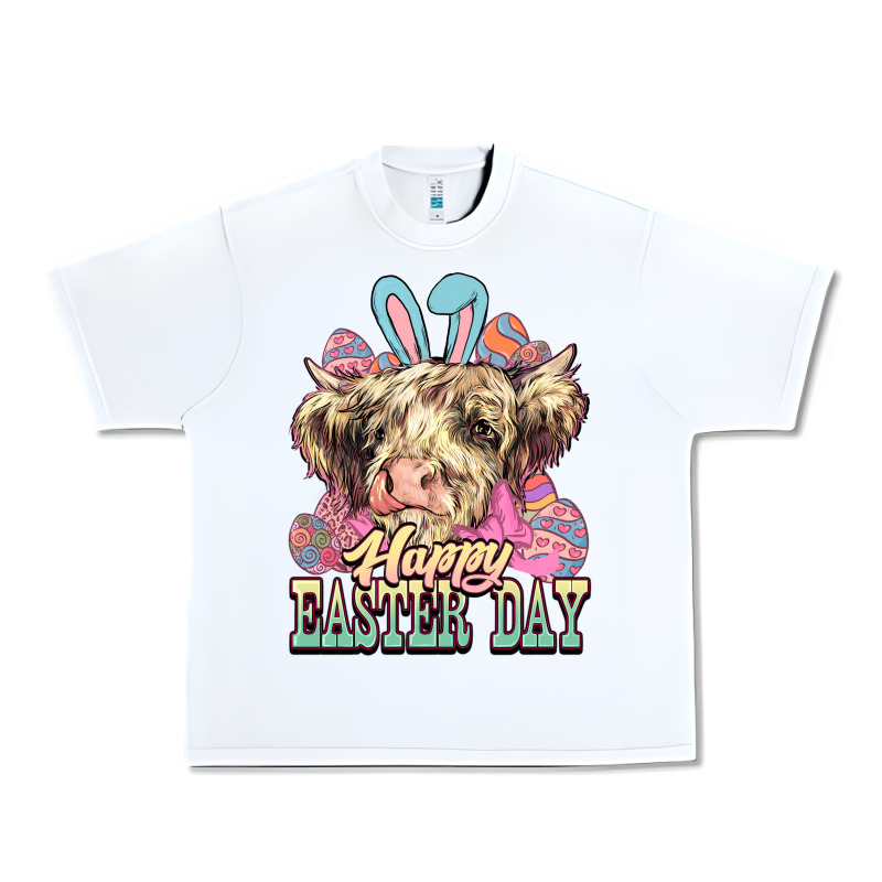Easter Day Cow Urban Heavy Tee by NancyCooperArtShop | Teevron