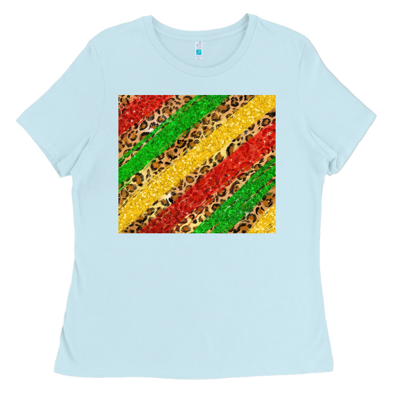 African Colors Leopard Ladies Tee by Zillion Design Studio | Teevron