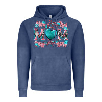 Vintage Denim cherry blossoms mom Vintage Hoodie - Artiststas