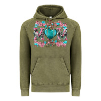 Vintage Olive cherry blossoms mom Vintage Hoodie - Artiststas