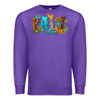 Purple Fall Vibes Premium Sweatshirt - texasbilliewilder
