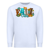 White Fall Vibes Premium Sweatshirt - texasbilliewilder