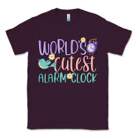 Plum world's cutest alarm clock Classic Tee - MaliasSmallBusiness