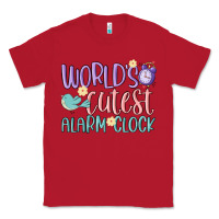 Red world's cutest alarm clock Classic Tee - MaliasSmallBusiness