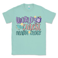 Seafoam world's cutest alarm clock Classic Tee - MaliasSmallBusiness