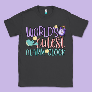 World's Cutest Alarm Clock Classic Tee Designed By Maliassmallbusiness