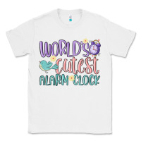 White world's cutest alarm clock Classic Tee - MaliasSmallBusiness