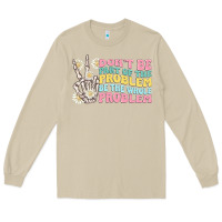 Mushroom dont be part of the problem Long Sleeve Tee - MaliasSmallBusiness