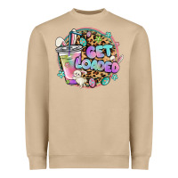 Mushroom get loaded rabbit and easter Heavyweight Sweatshirt - MaliasSmallBusiness
