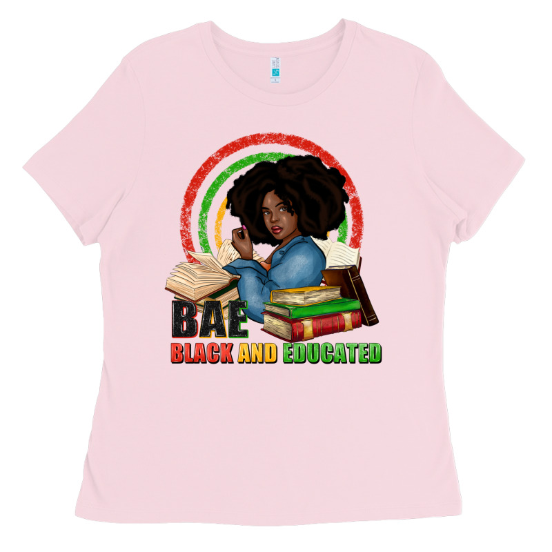 Bae Black And Educated Ladies Tee by Zillion Design Studio | Teevron