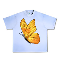 Grape Ice Flying Cloudless Sulphur Butterfly Urban Heavy Tee - LillyAllenDesigns