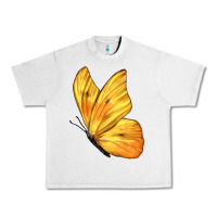 Lunar Rock Flying Cloudless Sulphur Butterfly Urban Heavy Tee - LillyAllenDesigns