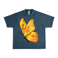 Flying Cloudless Sulphur Butterfly Urban Heavy Tee | Teevron