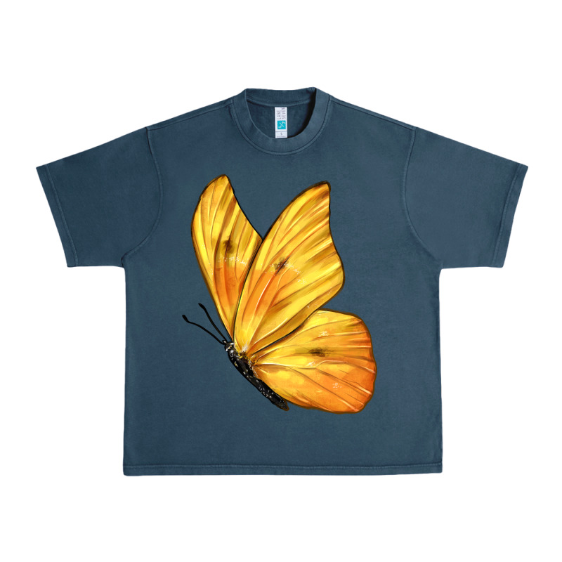 Flying Cloudless Sulphur Butterfly Urban Heavy Tee by LillyAllenDesigns | Teevron