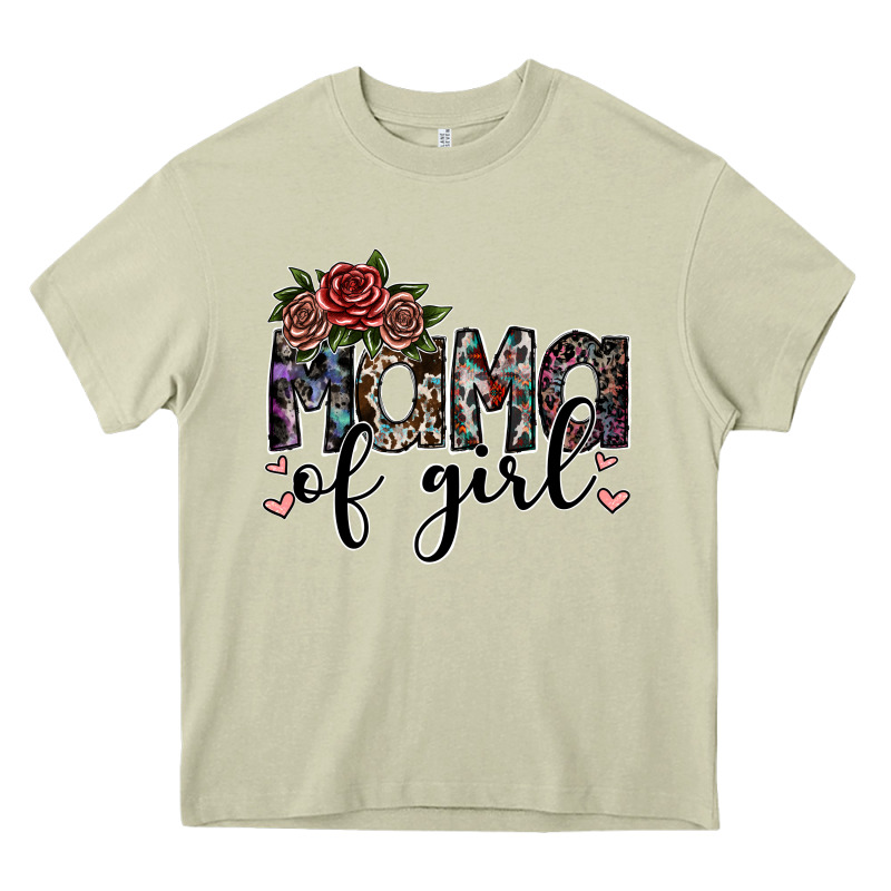 Mama Of Girl Heavy Core Tee by SublimationCraftShop | Teevron