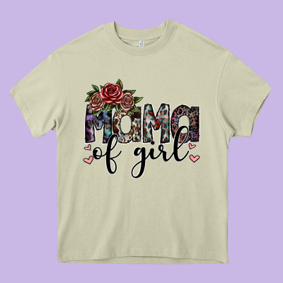 Mama Of Girl Heavy Core Tee Designed By Sublimationcraftshop