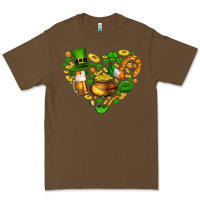 Cacao St Patricks heart Premium Tee - AdoDesignShop