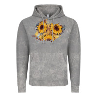 Cloud Rock sunflower glitter leather patch Vintage Hoodie - AdoDesignShop