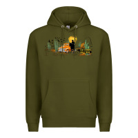 Army Green western i got a heart like a truck Premium Hoodie - TumblerDesignByShophia