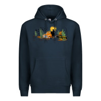 Navy western i got a heart like a truck Premium Hoodie - TumblerDesignByShophia