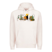 Pale Pink western i got a heart like a truck Premium Hoodie - TumblerDesignByShophia