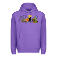 Purple western i got a heart like a truck Premium Hoodie - TumblerDesignByShophia