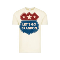 Vintage Arctic Let's Go Brandon Shield Patch Vintage Tee - Jasminsmagicworld