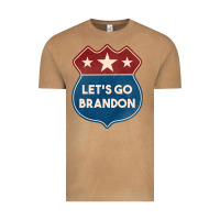 Vintage Camel Let's Go Brandon Shield Patch Vintage Tee - Jasminsmagicworld