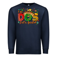 Navy I'm dos let's Fiesta Premium Sweatshirt - NancyCooperArtShop