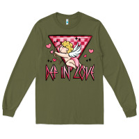 Army Green def in love Long Sleeve Tee - MaliasSmallBusiness