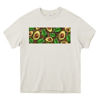 Cream avocados with wood and leopard background 11 oz mug Heavy Core Tee - BarkalooDesign