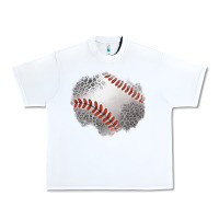 White leopard baseball patch Urban Heavy Tee - Jasminsmagicworld