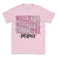 Bubblegum Pink volleyball mama Classic Tee - MaliasSmallBusiness