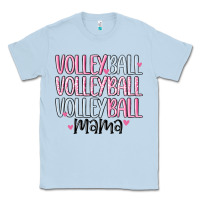 Dusty Blue volleyball mama Classic Tee - MaliasSmallBusiness