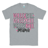 Heather Grey volleyball mama Classic Tee - MaliasSmallBusiness