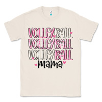 Natural volleyball mama Classic Tee - MaliasSmallBusiness
