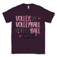 Plum volleyball mama Classic Tee - MaliasSmallBusiness