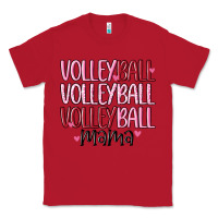 Red volleyball mama Classic Tee - MaliasSmallBusiness