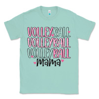 Seafoam volleyball mama Classic Tee - MaliasSmallBusiness