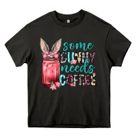 Asphalt Some Bunny needs coffee Heavy Core Tee - Neo Western