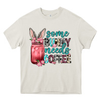 Some Bunny Needs Coffee Heavy Core Tee | Teevron