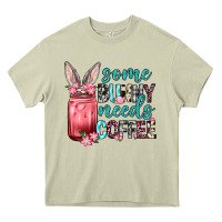 Mossy Some Bunny needs coffee Heavy Core Tee - Neo Western