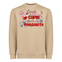Mushroom even cupid need a margarita Heavyweight Sweatshirt - MaliasSmallBusiness
