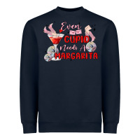 Navy even cupid need a margarita Heavyweight Sweatshirt - MaliasSmallBusiness