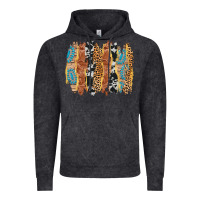 Vintage Black western brushstrokes Vintage Hoodie - AdoDesignShop