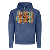 Vintage Denim western brushstrokes Vintage Hoodie - AdoDesignShop