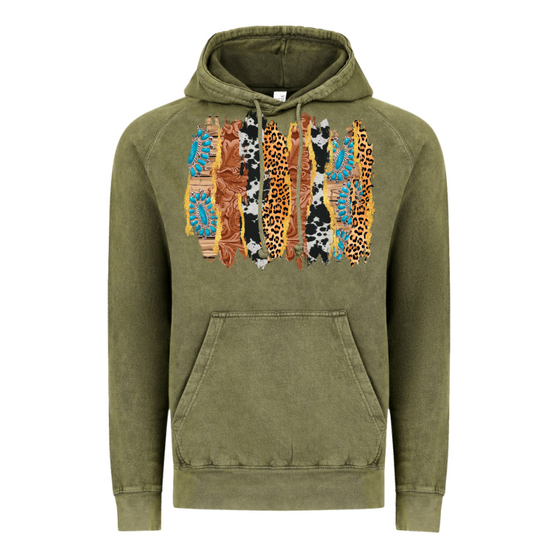 Western Brushstrokes Vintage Hoodie by AdoDesignShop | Teevron