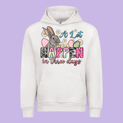 Easter Day A Lot Can Happen In Three Days Urban Hoodie Designed By Oliviacreatesart