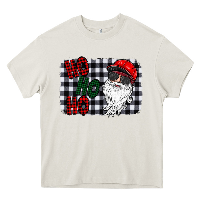 Ho Ho Ho Heavy Core Tee by CowhideDigitalArt | Teevron